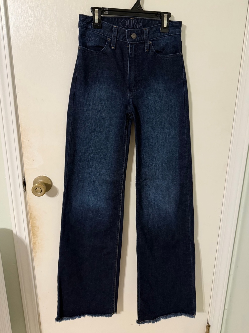 Kimes Ranch Olivia Dark Wash Wide-Leg Jeans
